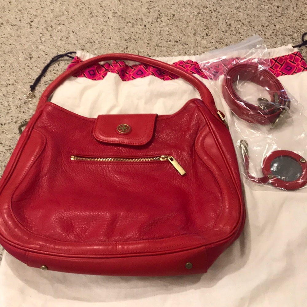 Authentic Tory Burch red bag